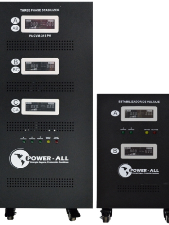 ESTABILIZADOR DE VOLTAJE COMERCIAL PA CMS 10 A 30 KVA, HV 30 A 50KVA